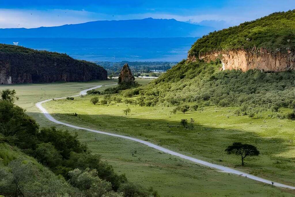 Dramatic cliffs and gorges in Hell's Gate National Park - ZS Safaris Kenya